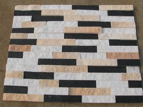 الأسود والأبيض والأصفر مجموعة متنوعة من ألوان الأردواز