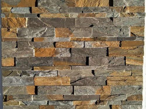 حجر أردوازي رمادي-بني