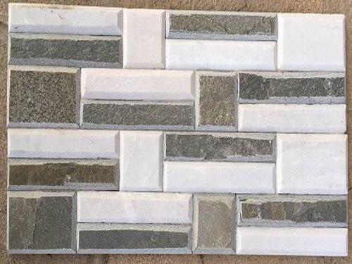 رمادي-بني-بيج ألوان متنوعة من الأردواز