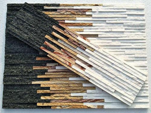 الأسود والبيج والأبيض مجموعة متنوعة من ألوان الأردواز