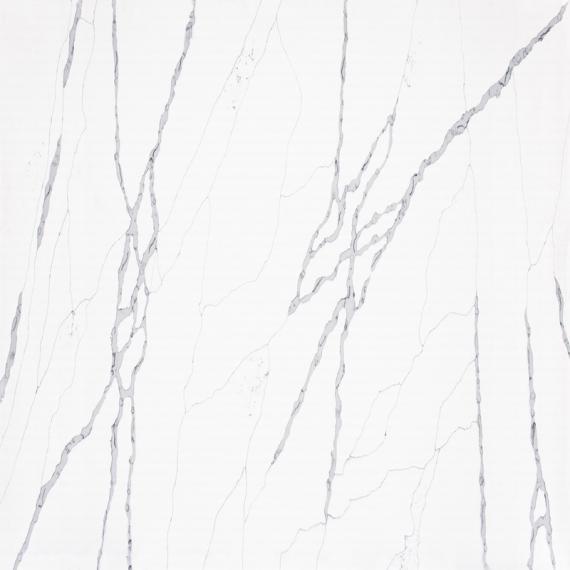 أسطح عمل من الكوارتز الأبيض الصلب المصمم هندسيًا